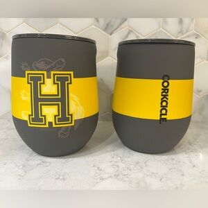 Corkcicle Harry Potter Hufflepuff Soft Touch Wine Tumbler Set - 12 oz
